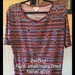 LuLaRo Gigi Americana. NEW size 2xl